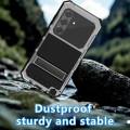 R-JUST Pancerne Etui Antywstrząsowe do Samsung Galaxy S26 Ultra srebrne