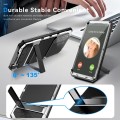 R-JUST Pancerne Etui Antywstrząsowe do Samsung Galaxy S26 Ultra srebrne