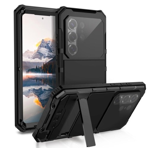 R-JUST Pancerne Etui Antywstrząsowe do Samsung Galaxy S26 Ultra czarne