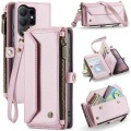 CASEME Etui Portfel Pokrowiec do Samsung Galaxy S26 Ultra różowe