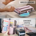 CASEME Etui Portfel Pokrowiec do Samsung Galaxy S26 Ultra różowe