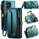CASEME Etui Portfel Pokrowiec do Samsung Galaxy S26 Ultra zielony