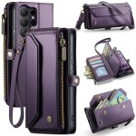 CASEME Etui Portfel Pokrowiec do Samsung Galaxy S26 Ultra fioletowy