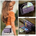 CASEME Etui Portfel Pokrowiec do Samsung Galaxy S26 Ultra fioletowy