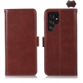 Skórzane Etui Pokrowiec do Samsung Galaxy S26 Ultra brązowe