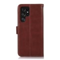 Skórzane Etui Pokrowiec do Samsung Galaxy S26 Ultra brązowe