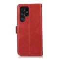 Skórzane Etui Pokrowiec do Samsung Galaxy S26 Ultra czerwone