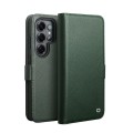 QIALINO Matowe Skórzane Etui do Samsung Galaxy S26 Ultra zielone