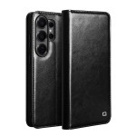 QIALINO Eleganckie Skórzane Etui do Samsung Galaxy S26 Ultra czarne