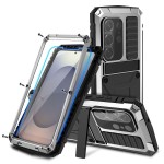 R-JUST Pancerne Etui Antywstrząsowe do Samsung Galaxy S26 Ultra srebrne