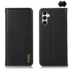KHAZNEH Skórzane Etui Pokrowiec do Samsung Galaxy S26 czarne