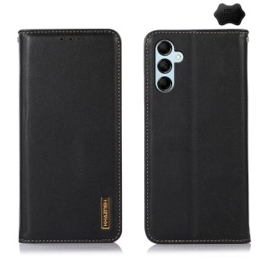 KHAZNEH Skórzane Etui Pokrowiec do Samsung Galaxy S26 czarne