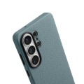MELKCO Skórzane Etui MagSafe do Samsung Galaxy S26 Ultra niebieskie