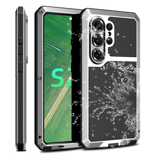 Pancerne Etui Obudowa do Samsung Galaxy S26 Ultra srebrne