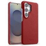 MELKCO Skórzane Etui do Samsung Galaxy S26 Ultra czerwone
