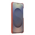MELKCO Skórzane Etui do Samsung Galaxy S26 Ultra pomarańczowe