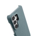 MELKCO Skórzane Etui do Samsung Galaxy S26 Ultra niebieskie