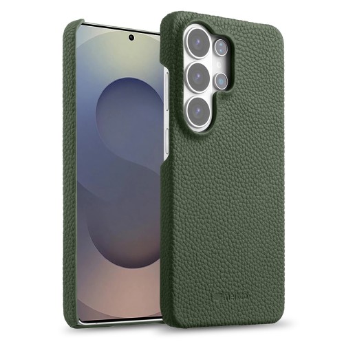MELKCO Skórzane Etui do Samsung Galaxy S26 Ultra zielone