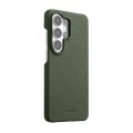 MELKCO Skórzane Etui do Samsung Galaxy S26 Ultra zielone