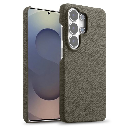 MELKCO Skórzane Etui do Samsung Galaxy S26 Ultra szare