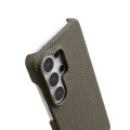 MELKCO Skórzane Etui do Samsung Galaxy S26 Ultra szare