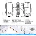 PULUZ Wodoszczelne 40m Etui Obudowa do iPhone 13 / 13 Pro