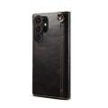 Denior Skórzane Etui Pokrowiec do Samsung Galaxy S26 Ultra czarny