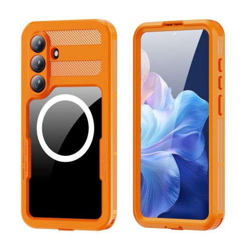 RedPepper Magnetyczna Wodoszczelna Obudowa do Samsung Galaxy S26+ pomarańczowa