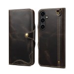 Denior Skórzane Etui Pokrowiec do Samsung Galaxy S26 czarne