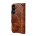 Denior Skórzane Etui Pokrowiec do Samsung Galaxy S26+ brązowe
