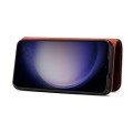 Denior Skórzane Etui Pokrowiec do Samsung Galaxy S26+ bordowe