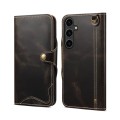 Denior Skórzane Etui Pokrowiec do Samsung Galaxy S26+ czarne