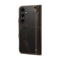 Denior Skórzane Etui Pokrowiec do Samsung Galaxy S26+ czarne