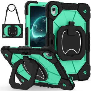 Pancerne Etui z Uchwytem i Paskiem do Samsung Galaxy S11 czarno-zielone