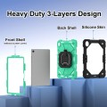 Pancerne Etui z Uchwytem i Paskiem do Samsung Galaxy S11 czarno-zielone