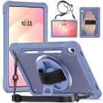 Mocne Etui z Uchwytem i Paskiem do Samsung Galaxy S11 lawendowe