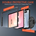 Mocne Etui z Uchwytem i Paskiem do Samsung Galaxy S11 czarno-transparentne