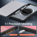 Mocne Etui z Uchwytem i Paskiem do Samsung Galaxy S11 czarno-transparentne