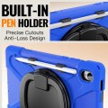 Solidne Pancerne Etui z Uchwytem i Paskiem do Samsung Galaxy S11 niebieskie