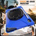 Solidne Pancerne Etui z Uchwytem i Paskiem do Samsung Galaxy S11 niebieskie