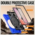 Solidne Pancerne Etui z Uchwytem i Paskiem do Samsung Galaxy S11 niebieskie