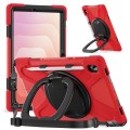 Solidne Pancerne Etui z Uchwytem i Paskiem do Samsung Galaxy S11 czerwone