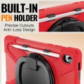 Solidne Pancerne Etui z Uchwytem i Paskiem do Samsung Galaxy S11 czerwone