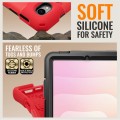 Solidne Pancerne Etui z Uchwytem i Paskiem do Samsung Galaxy S11 czerwone