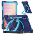 Solidne Pancerne Etui z Uchwytem i Paskiem do Samsung Galaxy S11 granatowe
