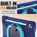 Solidne Pancerne Etui z Uchwytem i Paskiem do Samsung Galaxy S11 granatowe