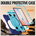 Solidne Pancerne Etui z Uchwytem i Paskiem do Samsung Galaxy S11 granatowe