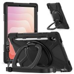 Solidne Pancerne Etui z Uchwytem i Paskiem do Samsung Galaxy S11 czarne