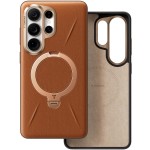 Magnetyczne Etui TORRAS Q3 VegSkin Series do Samsung Galaxy S26 Ultra brązowe