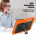 Pancerne Etui z Osłoną Ekranu do Samsung Galaxy Tab S11 pomarańczowe